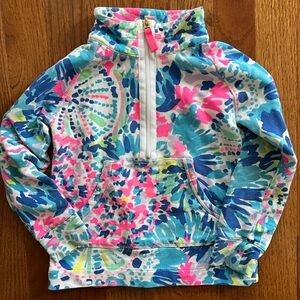 Kids Lilly Pulitzer quarter zip pullover